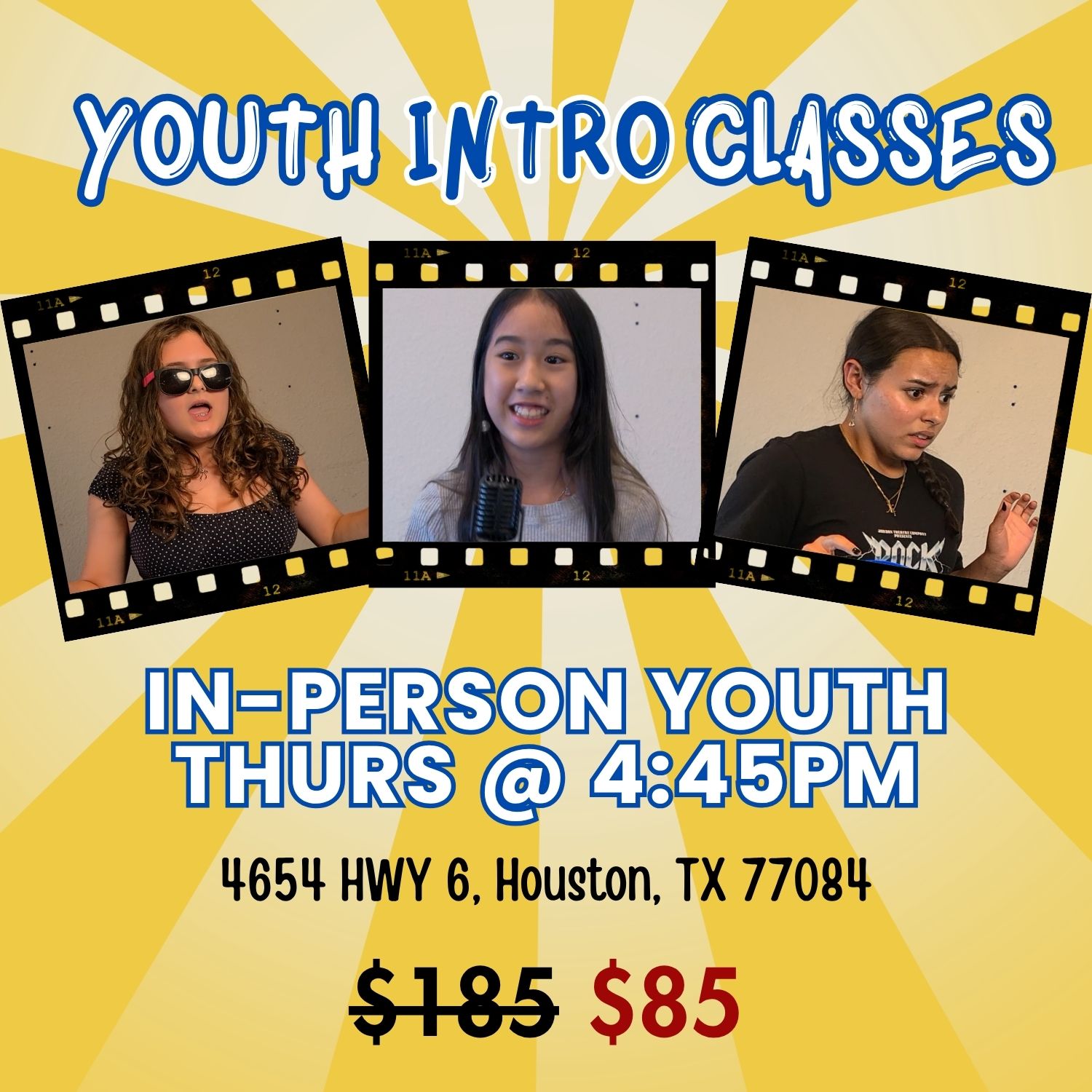 4 Class Credits (Youth | In-Person | Thurs | 4:30pm)